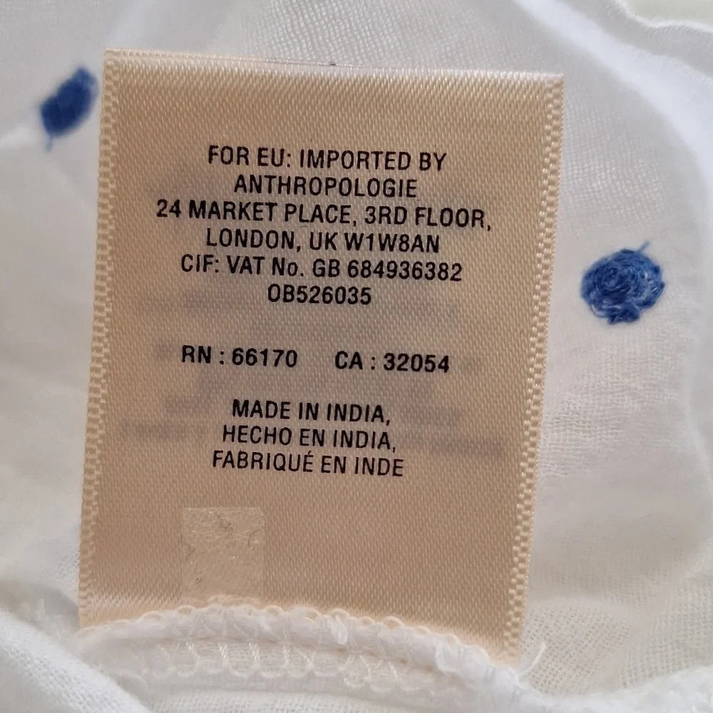 Anthropologie Mermaid Meadowbrook Blouse - Picture 13 of 16